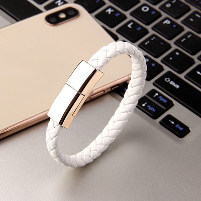 Stylisches USB Lederarmband